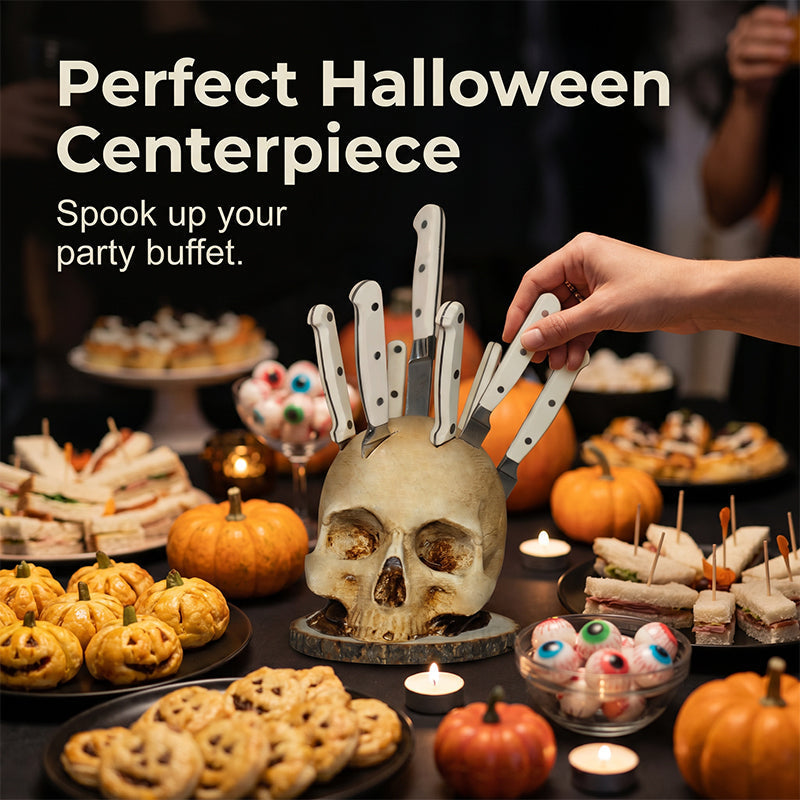 🔥50% OFF Funny Skull Knife Holder for Kitchen Storage
