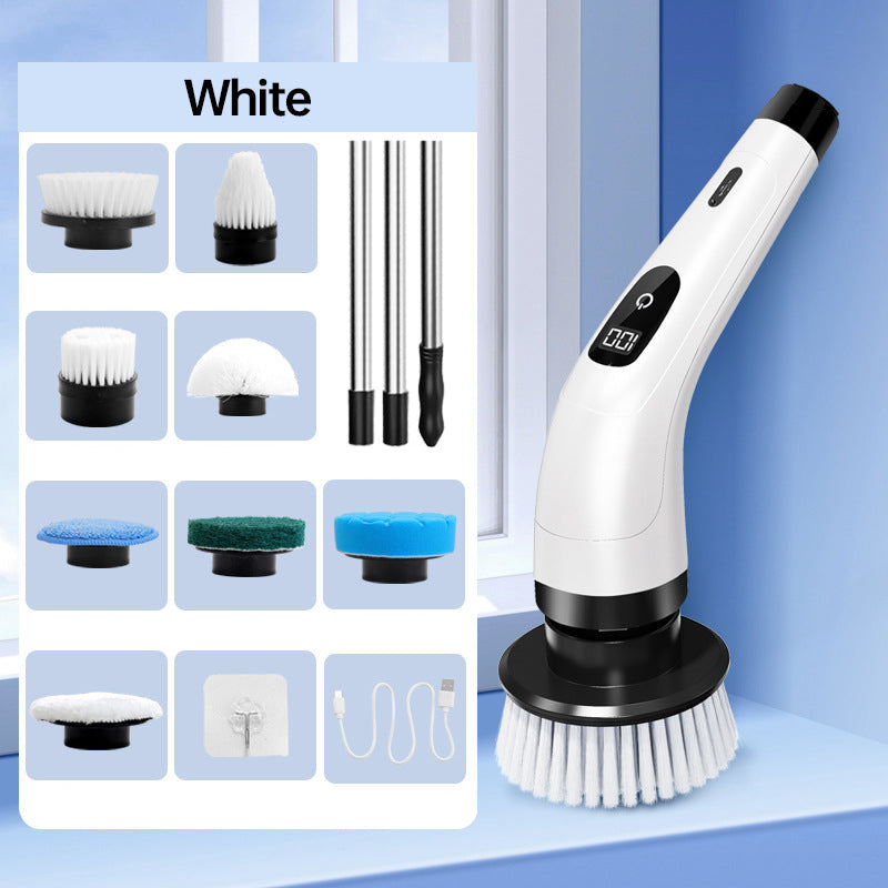 ⚡️8-in-1 Electric Cleaning Brush — 8 Heads, 2 Speeds, Rechargeable
