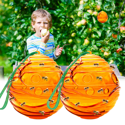 Outdoor Wasp Trap 2-Pack – Keep the Buzz Away From Your Space