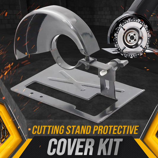 Angle Grinder Cutting Stand — Adjustable Depth & Angle Protective Base