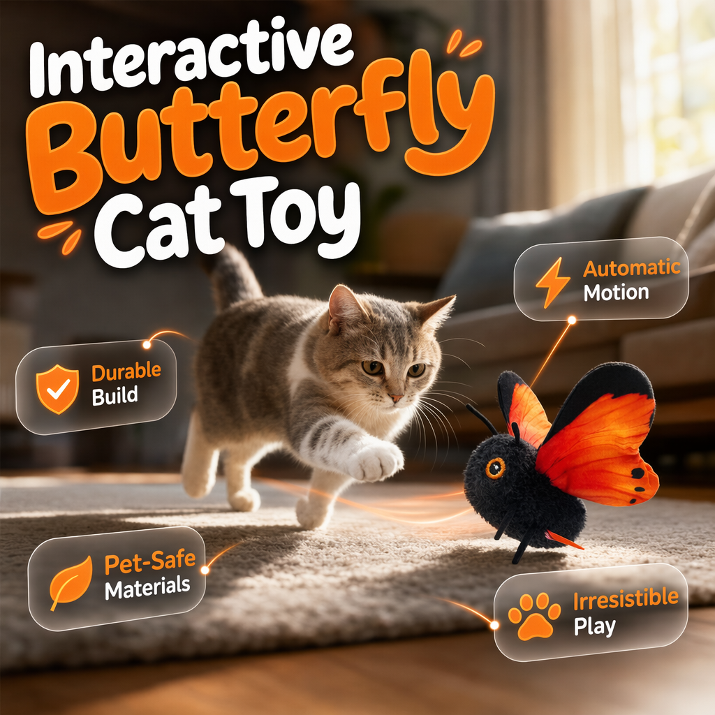 The Moving Butterfly Your Cat Can't Ignore 🦋