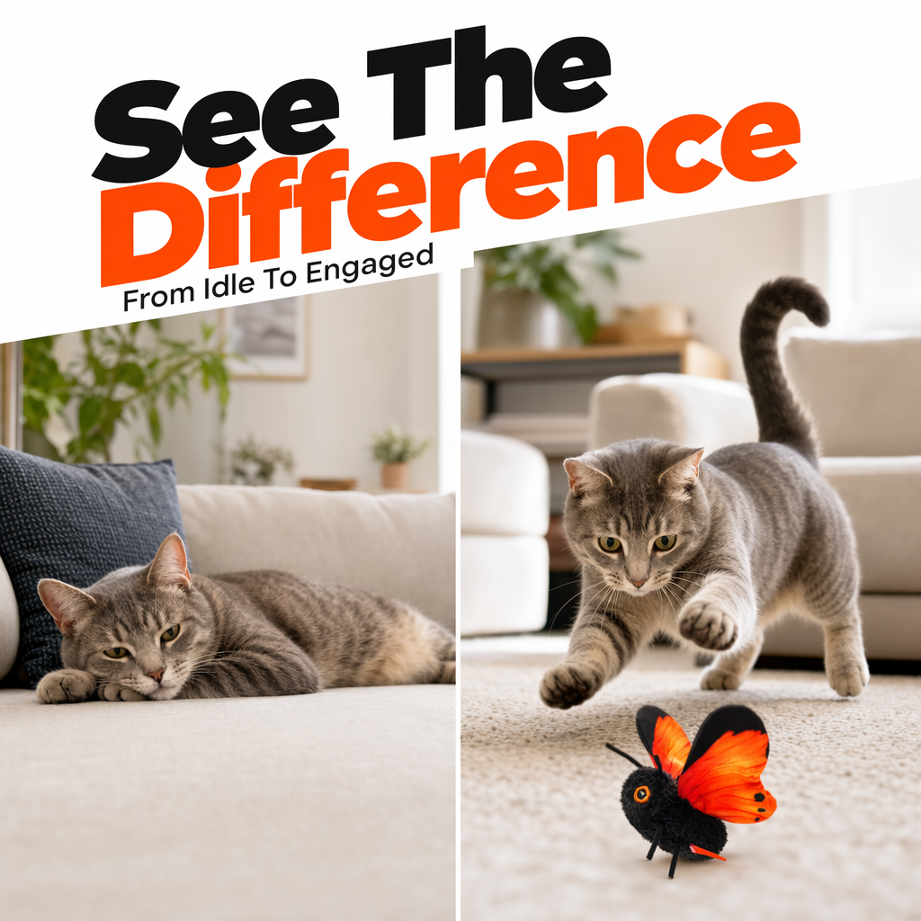 The Moving Butterfly Your Cat Can't Ignore 🦋