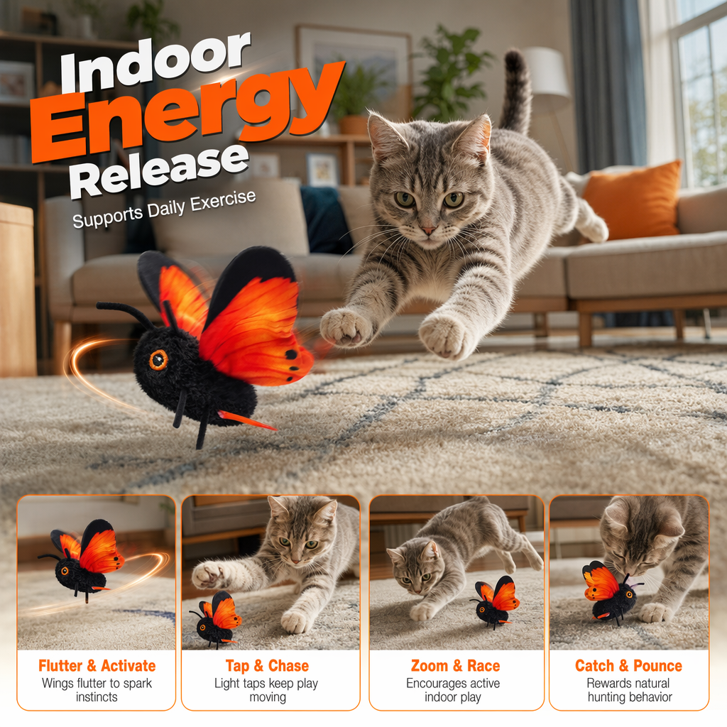The Moving Butterfly Your Cat Can't Ignore 🦋