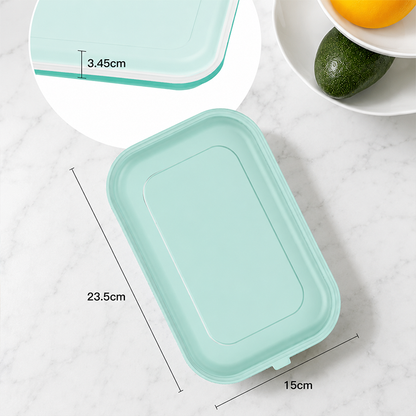 Your Lunch Box Is Taking Up Too Much Space 🥗 – Slim Silicone Lunch Box