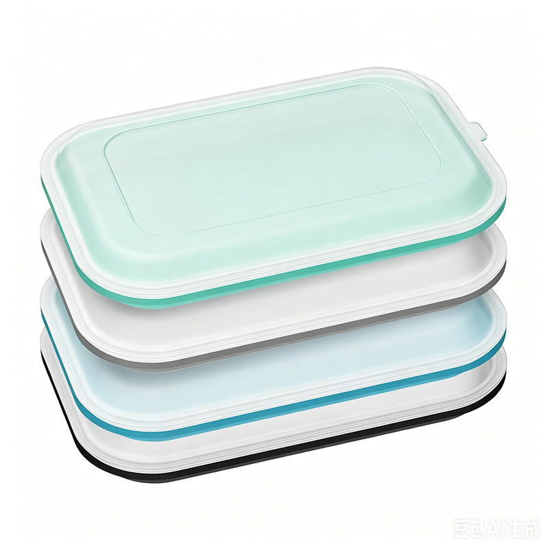 Your Lunch Box Is Taking Up Too Much Space 🥗 – Slim Silicone Lunch Box