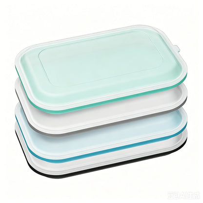 Your Lunch Box Is Taking Up Too Much Space 🥗 – Slim Silicone Lunch Box