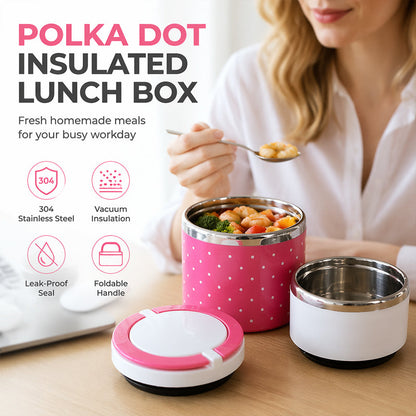 🍱 Stainless Steel Insulated Lunch Box - Multi-Layer Portable Bento Container