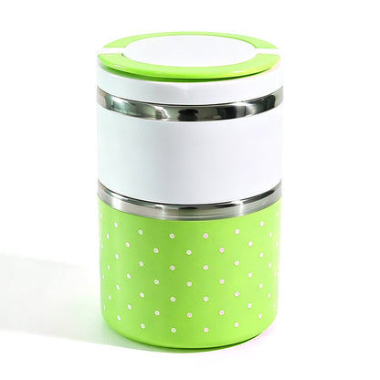 🍱 Stainless Steel Insulated Lunch Box - Multi-Layer Portable Bento Container
