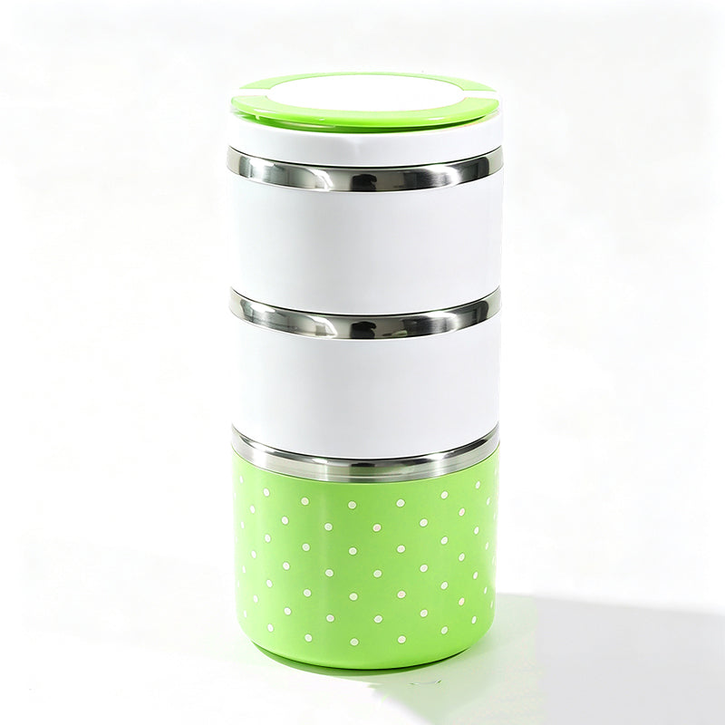 🍱 Stainless Steel Insulated Lunch Box - Multi-Layer Portable Bento Container