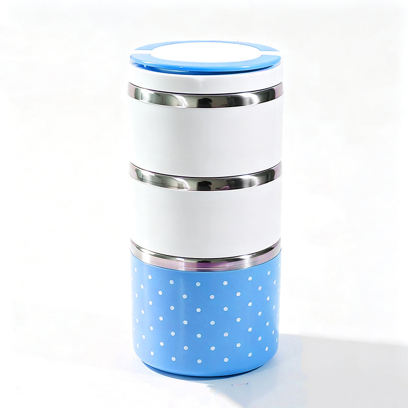 🍱 Stainless Steel Insulated Lunch Box - Multi-Layer Portable Bento Container