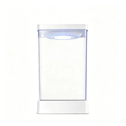 Mini Acrylic Desktop Aquarium – 7-Color LED Light & USB Power