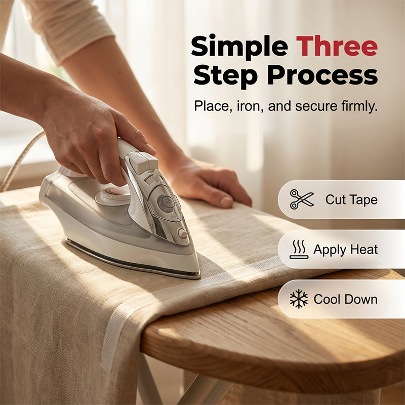 Pants Too Long? Fix the Hem Without Sewing ✂️ – 65M Roll
