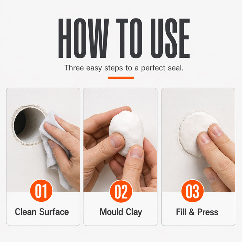 Moldable Gap Sealing Clay – Shape It, Press It, Seal the Gap