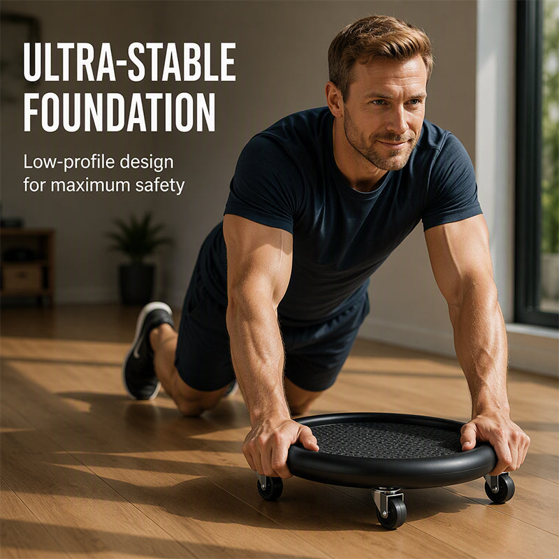 🎉 2026 Sale — Over 44,100 Sold💪 360° Core Glide Disc – Full-Body Ab Trainer with Knee Mat