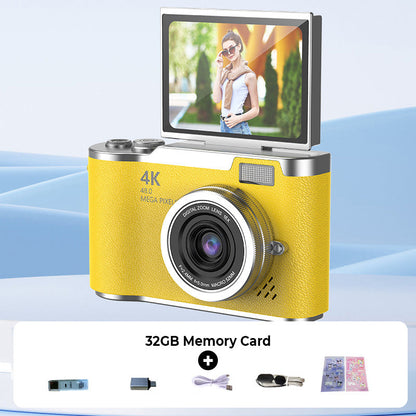 📸 Flip-Screen Digital Camera – Compact 1080P Camera for Selfies, Travel & Vlogging