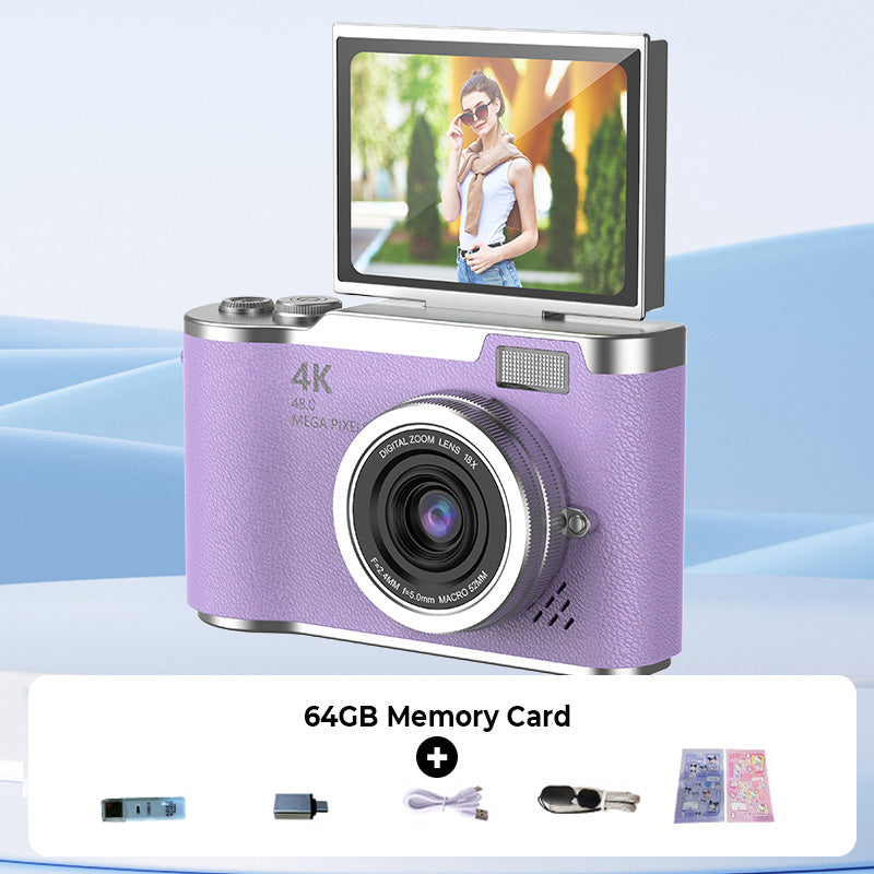 📸 Flip-Screen Digital Camera – Compact 1080P Camera for Selfies, Travel & Vlogging