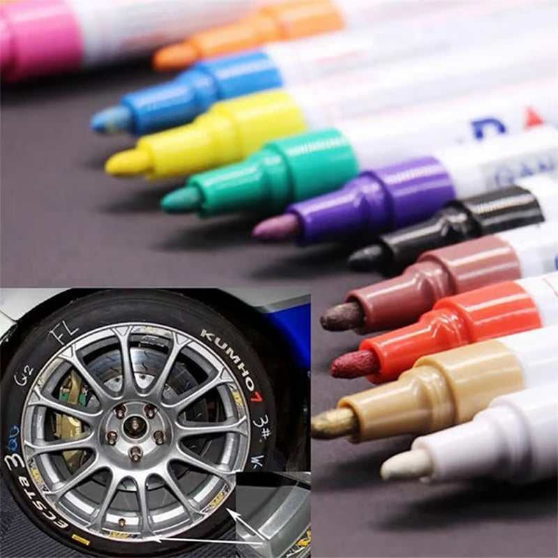 🏁 Waterproof Tire Paint Pen | Customize Your Tires