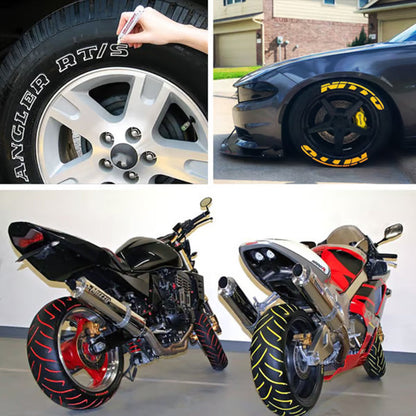🏁 Waterproof Tire Paint Pen | Customize Your Tires