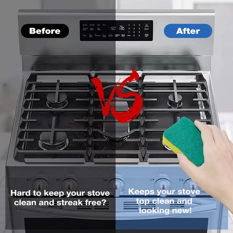 🍳 Reusable Gas Stove Protector Mats – Less Mess, Easier Cleanup