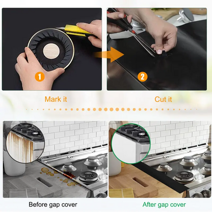 🍳 Reusable Gas Stove Protector Mats – Less Mess, Easier Cleanup