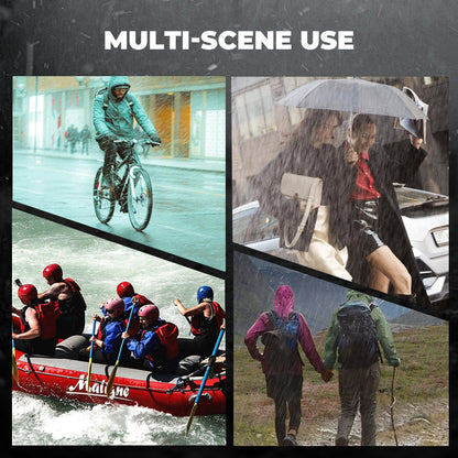 🌧️ 3 PCS Pocket Emergency Rain Poncho – Compact Clip-On Capsule