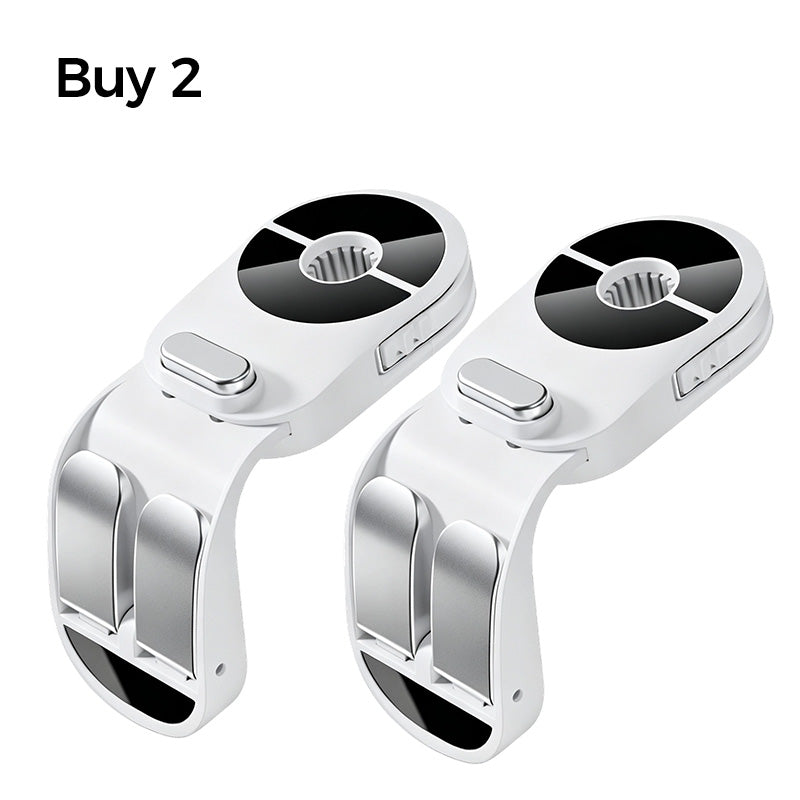 🚗 Car Headrest Hooks – No More Bags Rolling Around