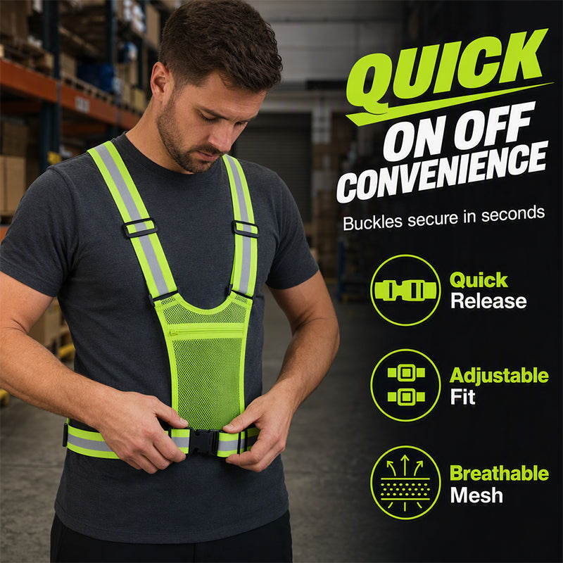 High-Visibility Reflective Vest – Be Seen After Dark