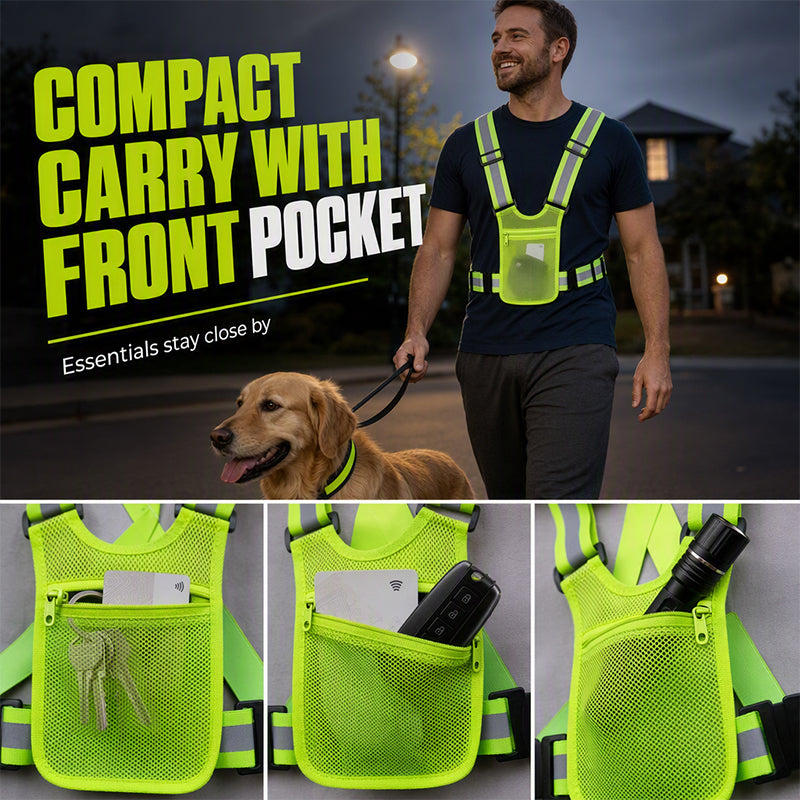 High-Visibility Reflective Vest – Be Seen After Dark