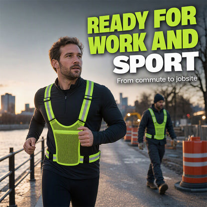 High-Visibility Reflective Vest – Be Seen After Dark
