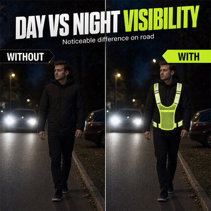 High-Visibility Reflective Vest – Be Seen After Dark