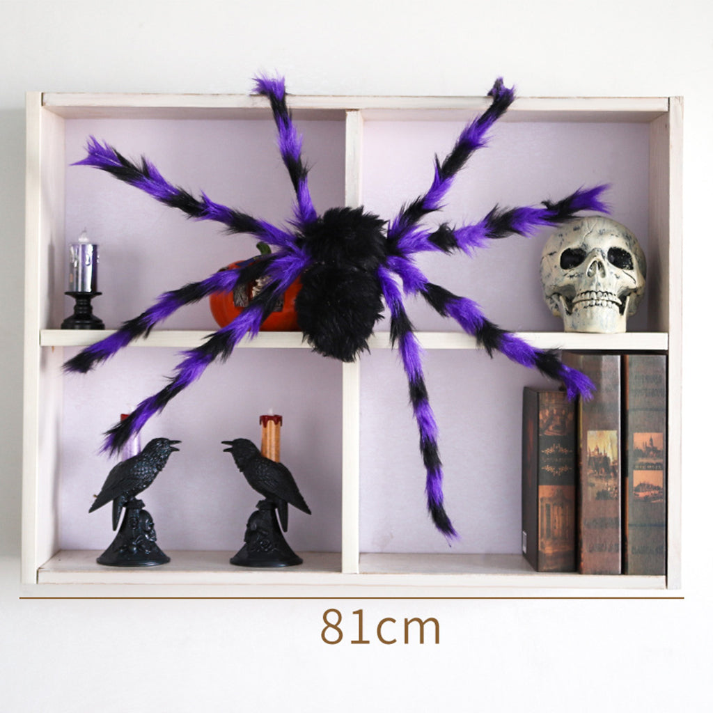 🕷️Giant Realistic Halloween Spider-75cm Red-Eye Haunt Prop