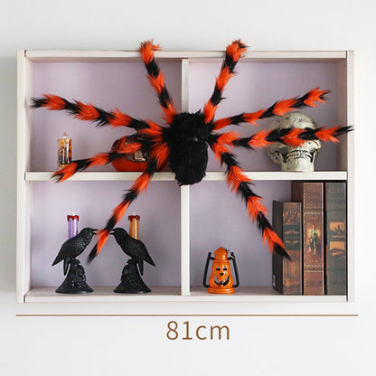 🕷️Giant Realistic Halloween Spider-75cm Red-Eye Haunt Prop