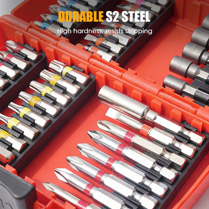 🔧 83-Piece S2 Steel Bit & Socket Set – One Kit for Everyday Fixes