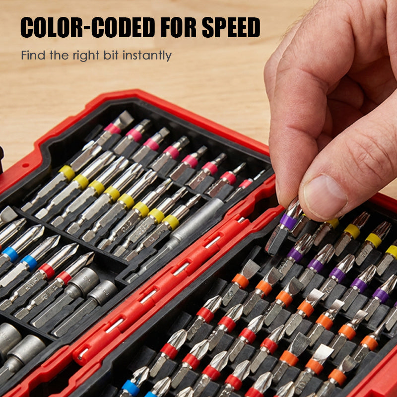 🔧 83-Piece S2 Steel Bit & Socket Set – One Kit for Everyday Fixes