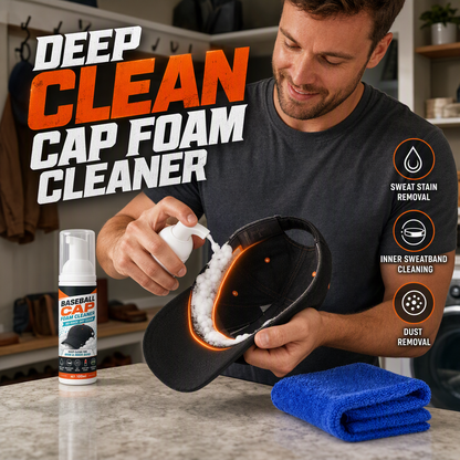 🧢 Instant Hat Foam Cleaner – No-Rinse Baseball Cap Care