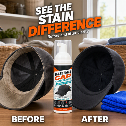 🧢 Instant Hat Foam Cleaner – No-Rinse Baseball Cap Care