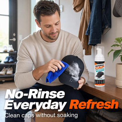🧢 Instant Hat Foam Cleaner – No-Rinse Baseball Cap Care
