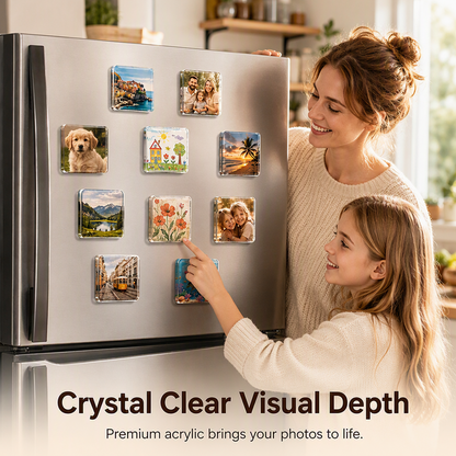 DIY Acrylic Photo Magnet – Turn Memories Into Fridge Decor