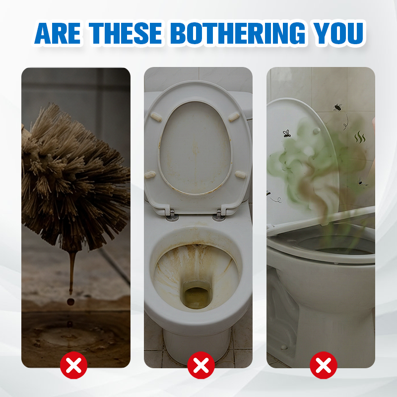 Disposable Toilet Brush System – Clean, Release & Store Without Keeping a Used Brush Head