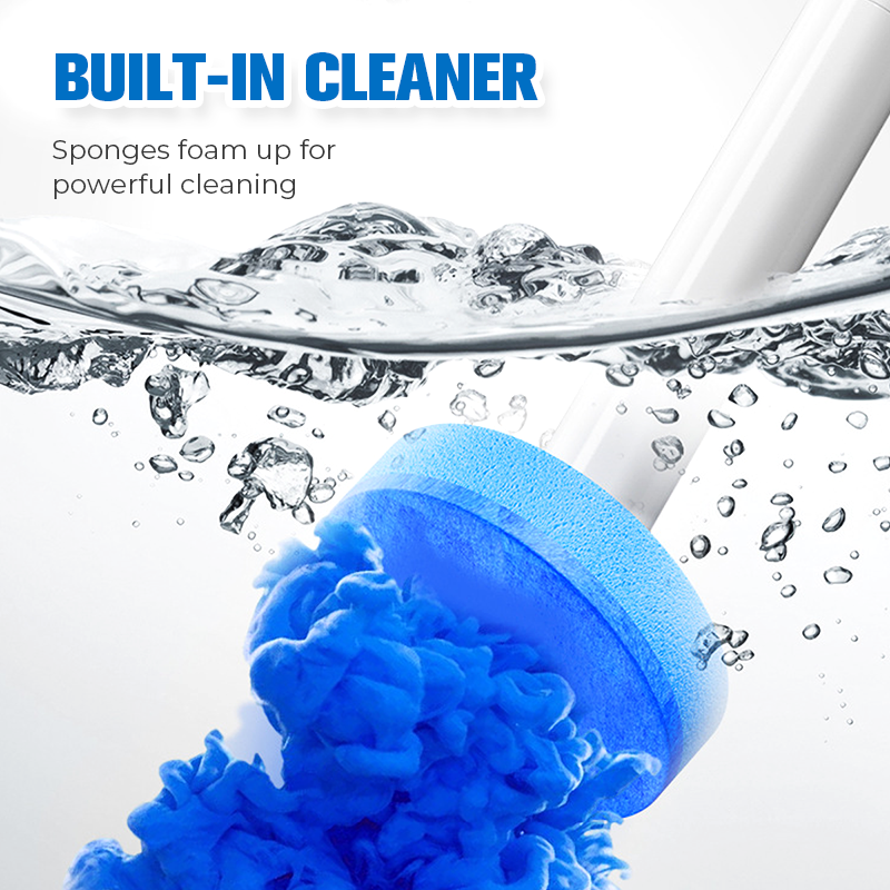 Disposable Toilet Brush System – Clean, Release & Store Without Keeping a Used Brush Head