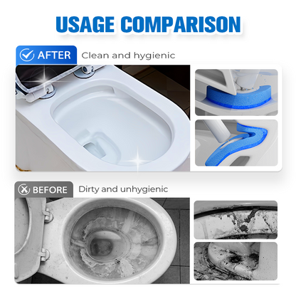 Disposable Toilet Brush System – Clean, Release & Store Without Keeping a Used Brush Head