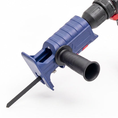 🔧🪚 Electric Drill to Reciprocating Saw Adapter Kit – 3-Blade DIY Cutting Tool Attachment ⚡