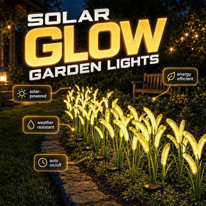Solar Foxtail Grass Garden Lights – Decorative Outdoor Stake Lights