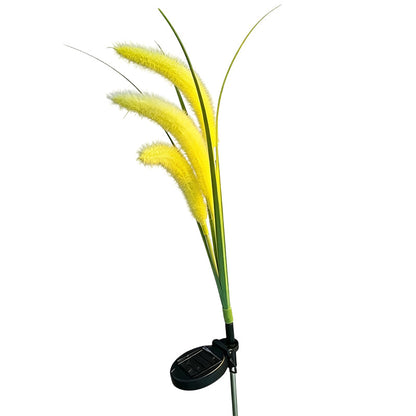Solar Foxtail Grass Garden Lights – Decorative Outdoor Stake Lights