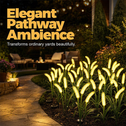 Solar Foxtail Grass Garden Lights – Decorative Outdoor Stake Lights