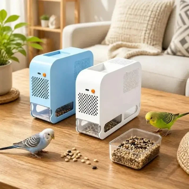 🐦 5-Speed Bird Seed Husk Separator – Make Daily Seed Bowl Cleanup Easier