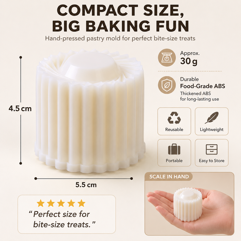 🥳2026 HOT SALE🥳🎂Creative Double-Ended Pastry Mold