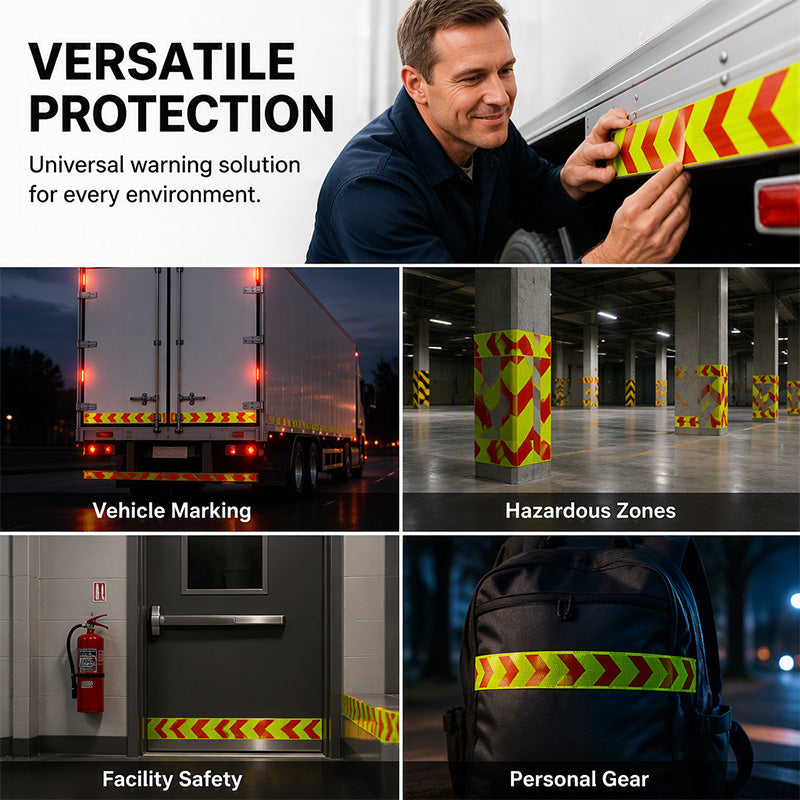 ✨ High-Visibility Arrow Reflective Tape – Make Dark Edges Easier to Notice