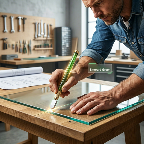 ✨ Precision Glass Cutter – Smooth Scoring & Better Control