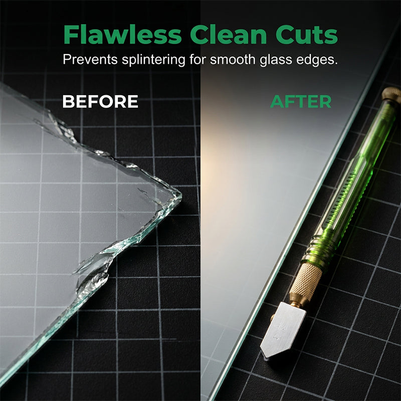 ✨ Precision Glass Cutter – Smooth Scoring & Better Control